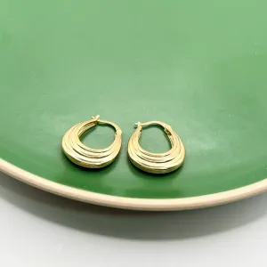 BRINCO ARGOLA FECHO ITALIANO 3 CAMADAS 2,5CM