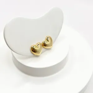 BRINCO CORAÇÃO LISO 1CM