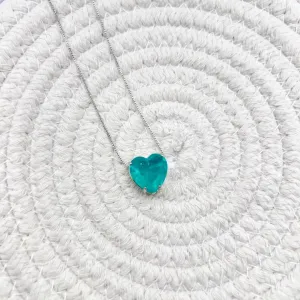 COLAR CORAÇÃO TURMALINA FUSION 1,6CM