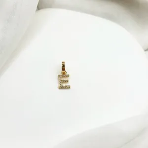 PINGENTE (CHARMS) LETRA 1CM E