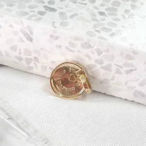 PINGENTE (CHARMS) MINI MEDALHA REDONDA - MENINO