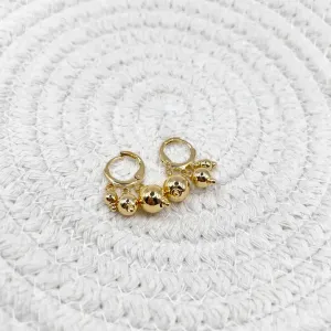 BRINCO ARGOLA DE CLICK 3 ESFERAS