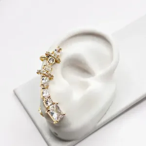 BRINCO EAR CUFF LUXO CRISTAL