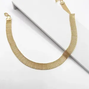 COLAR CHOKER MALHA GROSSA 1CM