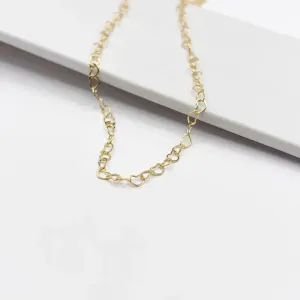 COLAR ELOS DE CORAÇÃO 45CM