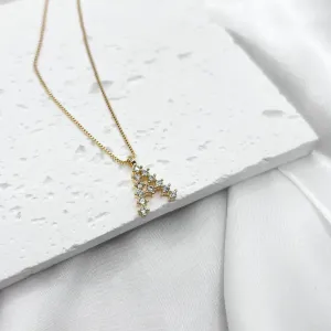 COLAR LETRA ZIRCONIAS ENCANTO - A