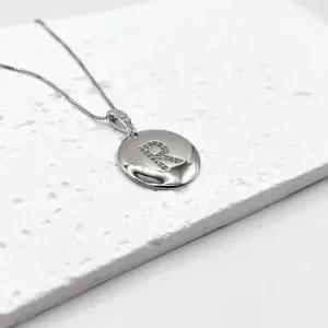 COLAR MEDALHA LETRA - R