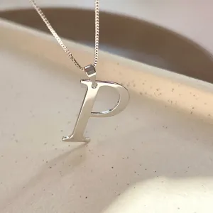COLAR PINGENTE LETRA 3CM - P