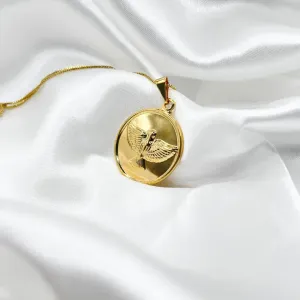 COLAR PINGENTE MEDALHA DIVINO ESPÍRITO SANTO