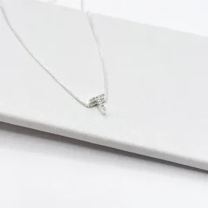 COLAR PRATA925 LETRA - T