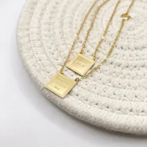 ESCAPULÁRIO PLACA LIVRAI-ME DE TODO MAL AMÉM