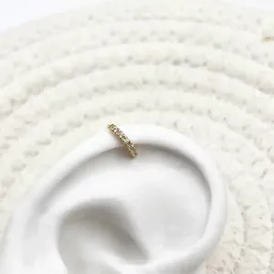 PIERCING FAKE COM ZIRCONIA