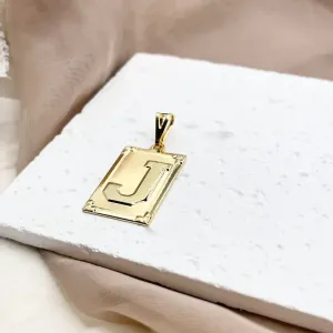 PINGENTE MEDALHA COM ACABAMENTO DE PARAFUSO - J