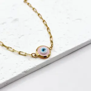 PULSEIRA CARTIER COM OLHO GREGO ROSA