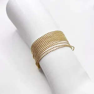 PULSEIRA FIOS MINI BOLINHA COM FECHO BÓIA