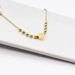PULSEIRA INFANTIL CORAÇÃO E BOLINHAS
