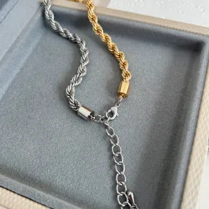 COLAR CORDÃO BAIANO 2 BANHOS - 5MM