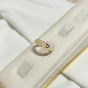 ANEL AJUSTÁVEL GRATIDÃO COM 1 PEDRINHA DE ZIRCONIA