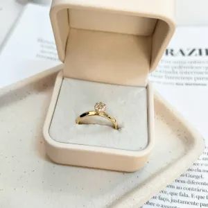 ANEL SOLITÁRIO FLOR