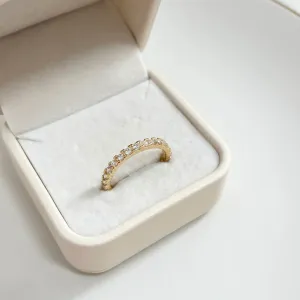 ANEL TODO EM ZIRCONIAS 2MM