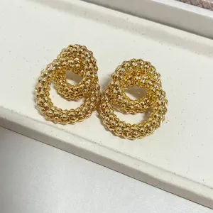 BRINCO ARO DUPLO PIPOCA