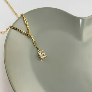 COLAR CARTIER GRAVATA COM LETRA - E