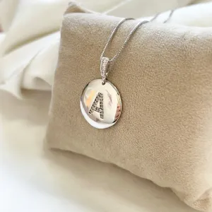 COLAR MEDALHA LETRA A 70CM