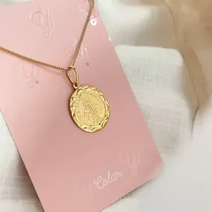 COLAR MEDALHA N.S. DAS GRAÇAS