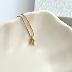 COLAR MINI LETRA CRAVEJADA - R