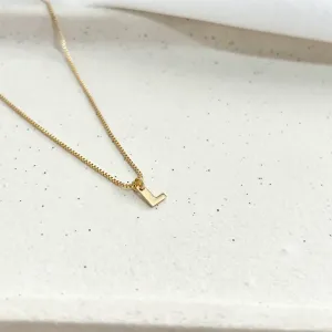 COLAR MINI LETRA LISA - L