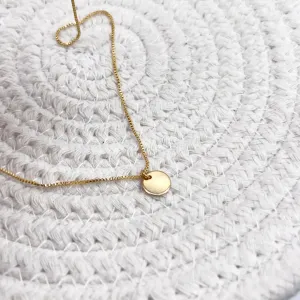 COLAR MINI MEDALHA LISA
