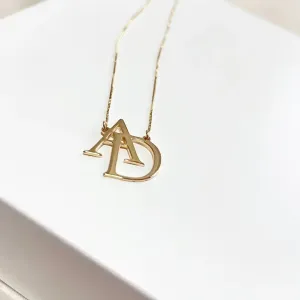 COLAR MONOGRAMA 2 LETRAS