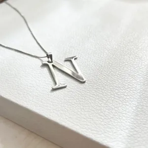 COLAR PINGENTE LETRA 3CM - N