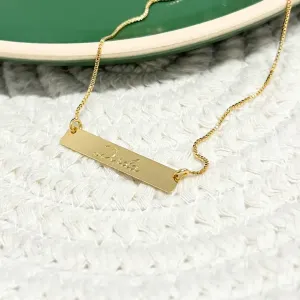 COLAR PLACA DINDA
