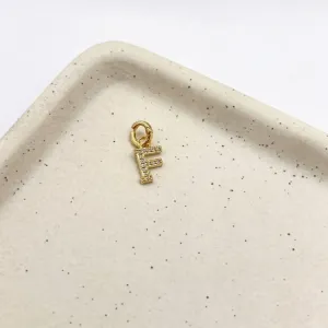 PINGENTE (CHARMS) LETRA 1CM F