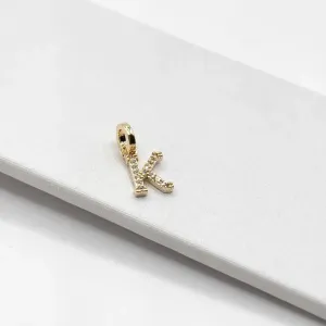 PINGENTE (CHARMS) LETRA 1CM K