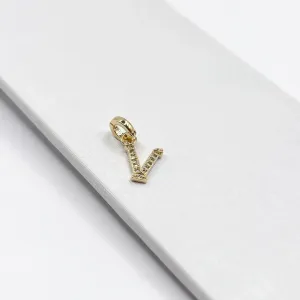 PINGENTE (CHARMS) LETRA 1CM V