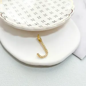 PINGENTE LETRA CRAVEJADA - J