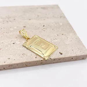 PINGENTE MEDALHA COM ACABAMENTO DE PARAFUSO