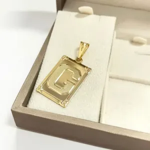 PINGENTE MEDALHA COM ACABAMENTO DE PARAFUSO - G