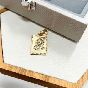 PINGENTE PLACA COM O ROSTO DE CRISTO