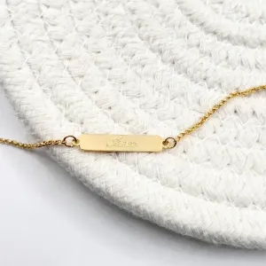 PULSEIRA INFANTIL SIMPLES PERSONALIZADA - ISAAC