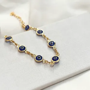 PULSEIRA OLHO GREGO 7MM