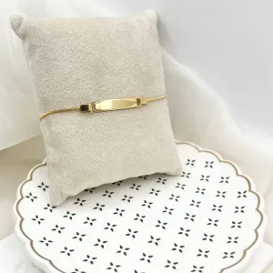 PULSEIRA VENEZIANA INFANTIL DE PLACA