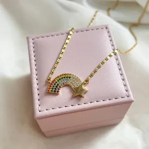 COLAR ARCO ÍRIS COM ESTRELA