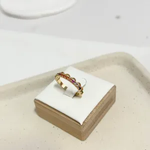 ANEL MULTICOLOR COM DETALHES