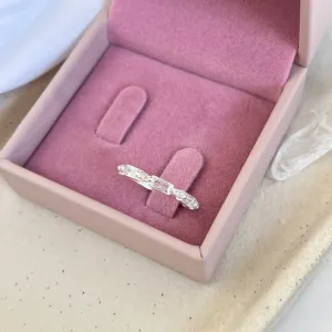 ANEL PRATA925 BAGUETES E PONTOS DE ZIRCONIA