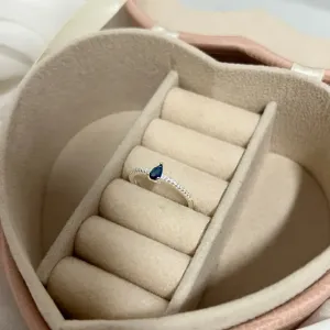 ANEL PRATA925 GOTA SAFIRA