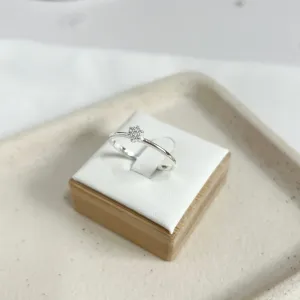 ANEL PRATA925 SOLITÁRIO CHUVERINHO MICRO ZIRCONIAS