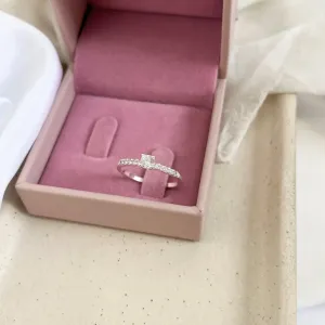 ANEL PRATA925 SOLITÁRIO NOIVADO LUXO